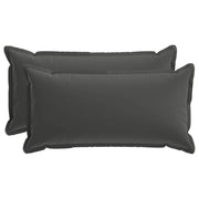 Federa 2 pcs HOUTEN Antracite 40 x 70 cm Poliestere 917884