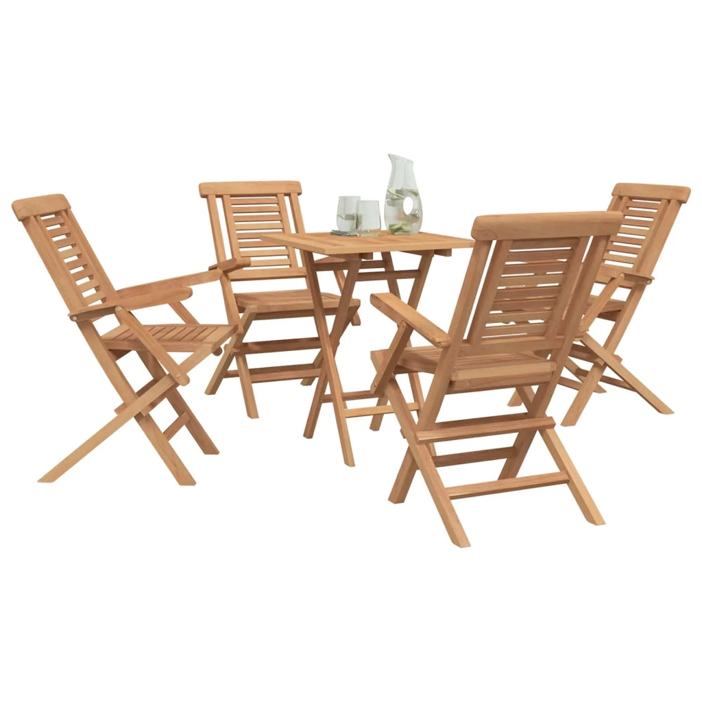 Set da Giardino 3 pz Marrone Legno Teak Massello 3437387