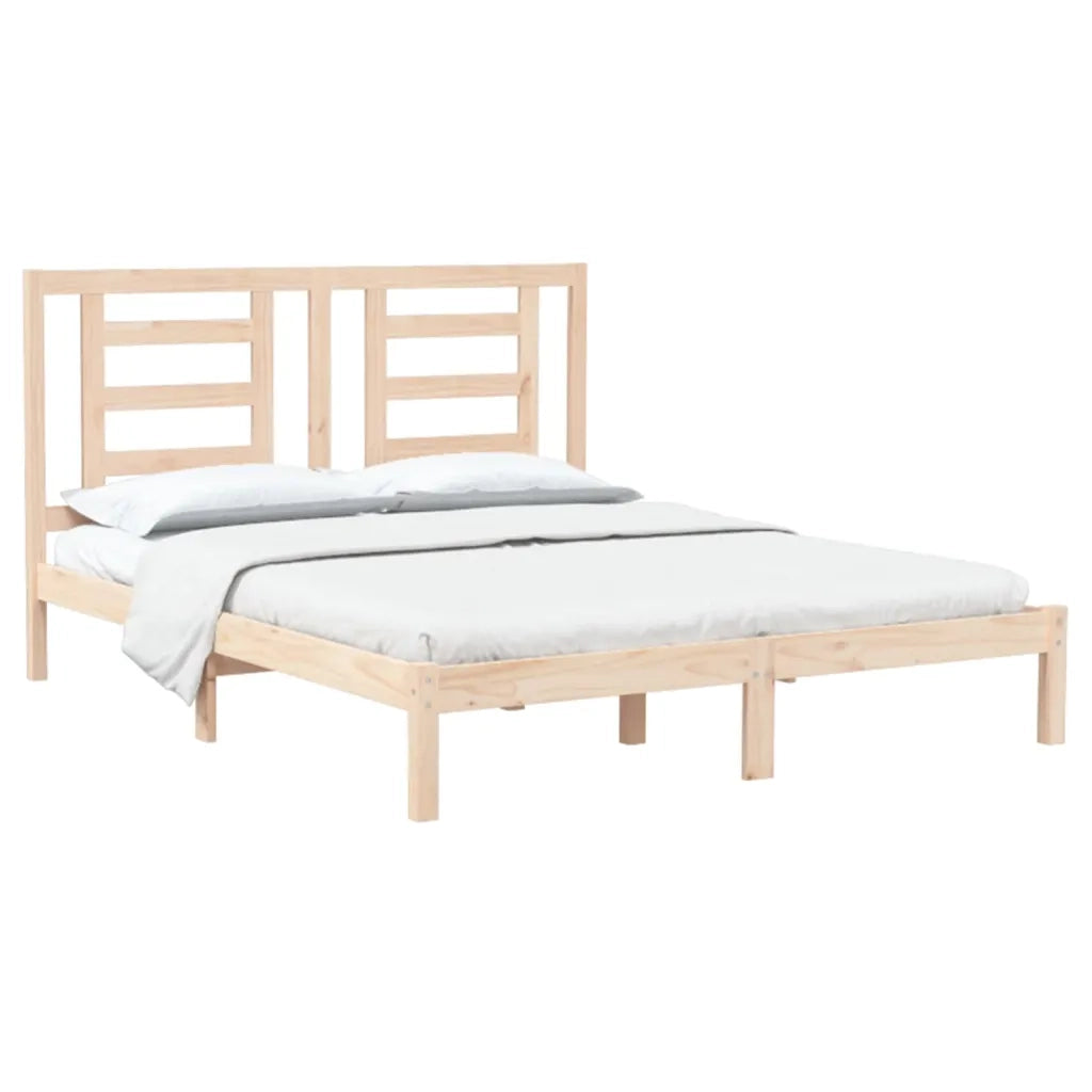 Giroletto senza Materasso 150x200 cm in Legno Massello di Pino 3104353