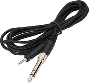 Cavo audio - 2,5 mm a 3,5 mm - Duraturo - Nero - Cavo per cuffie - Per SRH440 SRH840 SRH940 - 2 metri
