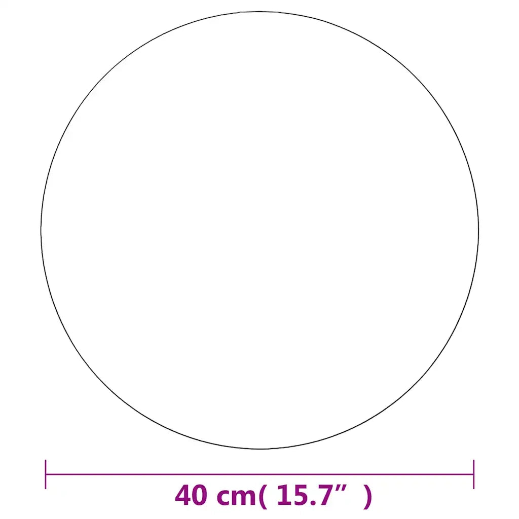 Specchio da Parete-Specchio a Muro-Specchio Decorativo 40 cm in Vetro Circolare