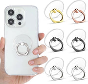 Ottimizzatore di posizione per smartphone 360° rotativo - Reggiseggi per smartphone - Supporto per smartphone - Reggiseggi per smartphone - Supporto per smartphone - Incluso 6 pezzi in diverse colori