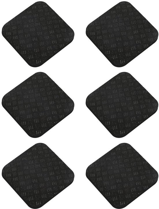 Dempitori antivibrazione 6 pezzi - Pads antislittamento a doppia faccia - Pads in silicone - Antivibrazione - Per biciclette da corsa/cyclette - Protegge il pavimento - Pads antivibrazione