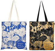 Borsa a Tela Estetica per Donna, Carina, di Ultima Moda e Riciclabile, Borse di Coton per Scuola, Shopping, Palestra, Biblioteca e Spiaggia, Ideale per le Spese