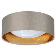 Plafoniera LED 18W 4000K taupe/oro 32cm Polux Tuluza