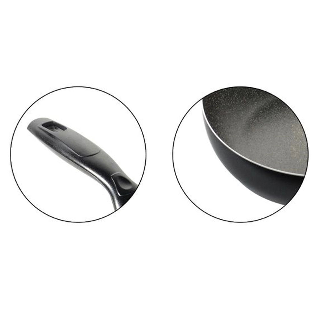 Trade Shop - Padella Antiaderente Antigraffio Pratica Veloce Resistente A 7 Strati Cucina Da ø18 A 32cm -