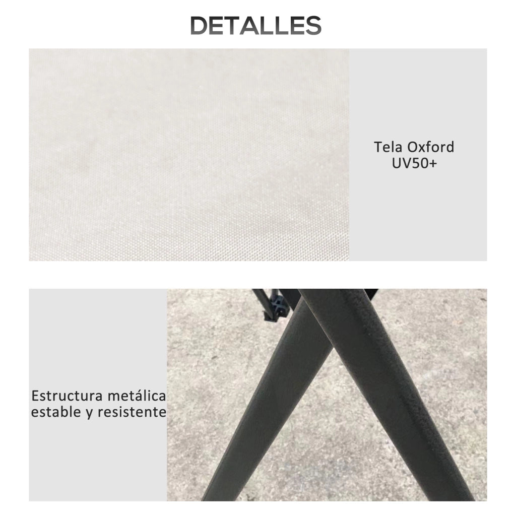 Tenda da giardino pieghevole pop-up ¨C Minimal ¨C 4x4x2,8 m crema