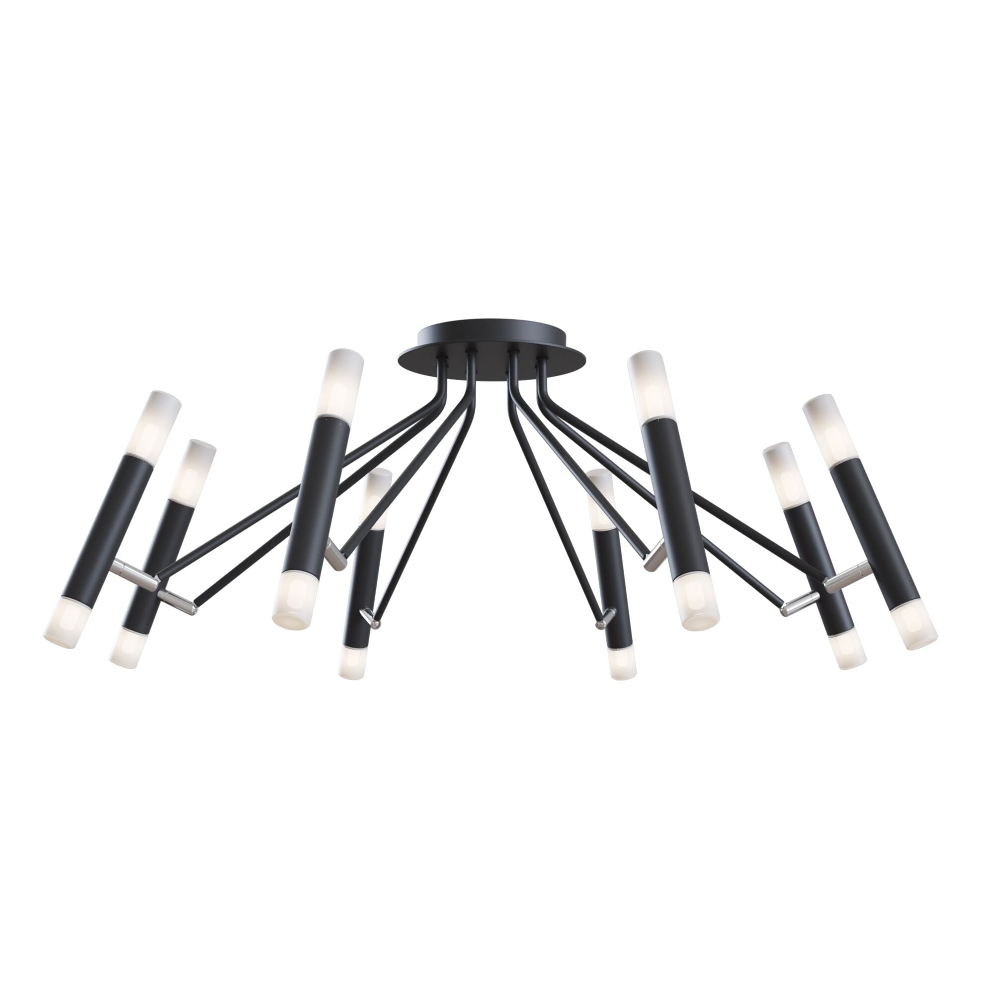 Plafoniera Modern in Metallo Vigo Nero