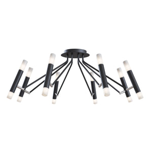 Plafoniera Modern in Metallo Vigo Nero