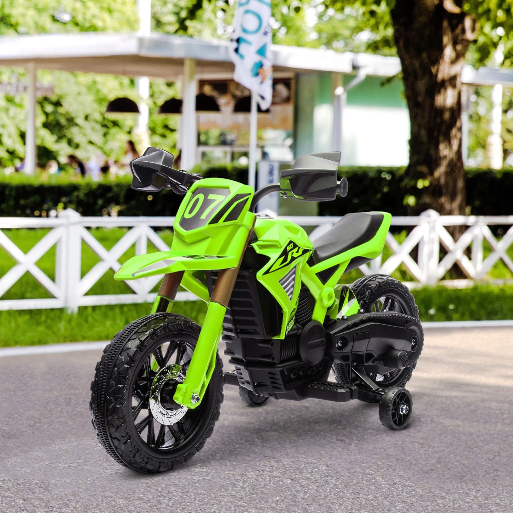Moto Elettrica Bambini Verde 12V ¨C zephmum ¨C Verde 30 kg