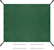 Tessuto impermeabile per veranda - con 4 ancore - per campeggio - picnic - escursioni - 148 x 200 cm