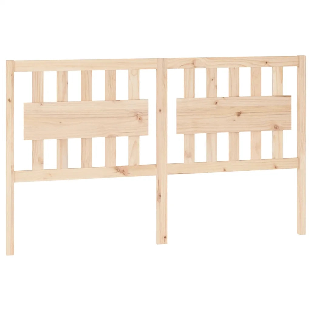 Testiera per Letto 165,5x4x100 cm in Legno Massello di Pino