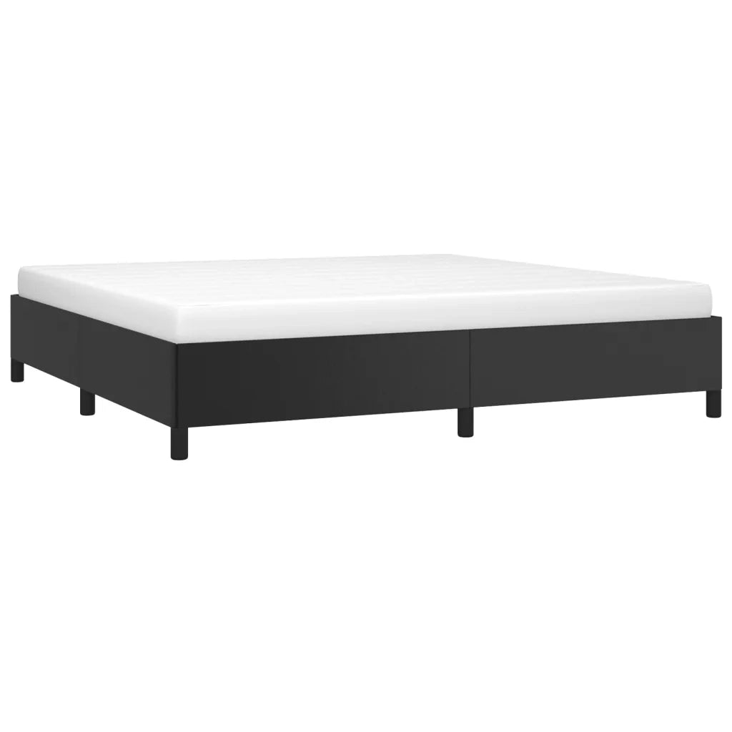 Giroletto-Struttura Letto Nero 200x200 cm in Similpelle 961632