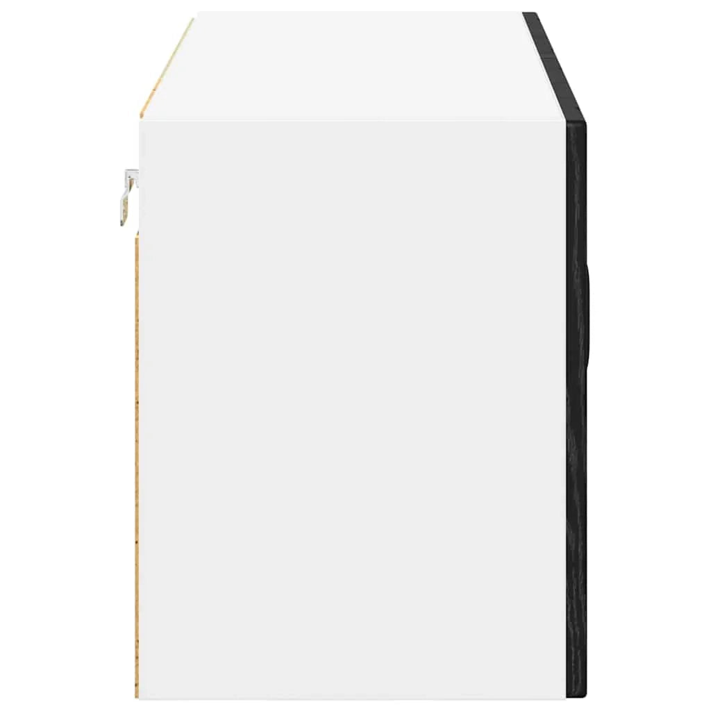 Mobile da cucina moderno e funzionale con pratico spazio contenitivo 80 x 31 x 40 cm legno composito nero 02_0053965