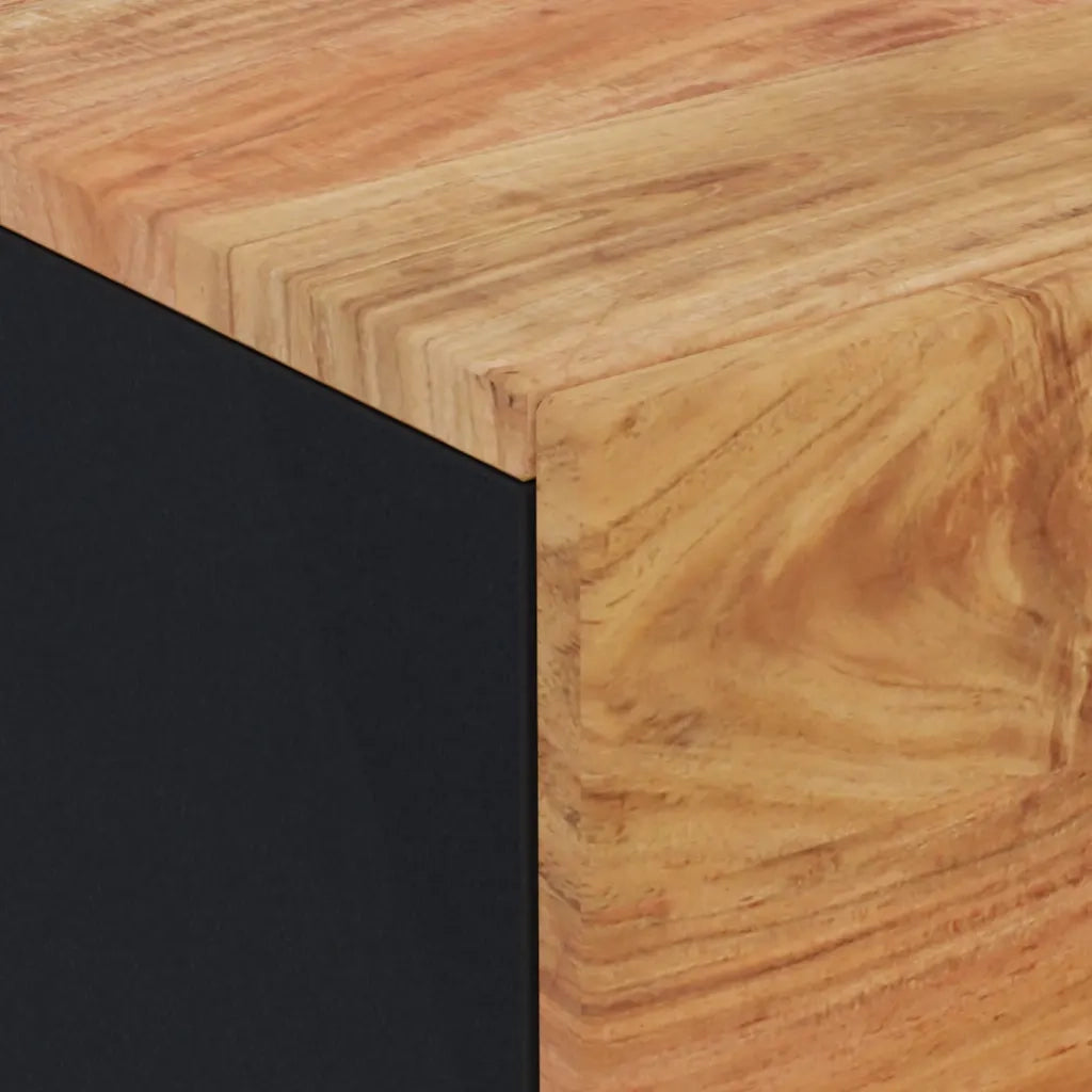 Credenze 2pz 60x33x75 cm in Legno Massello di Acacia  cod mxl 25115