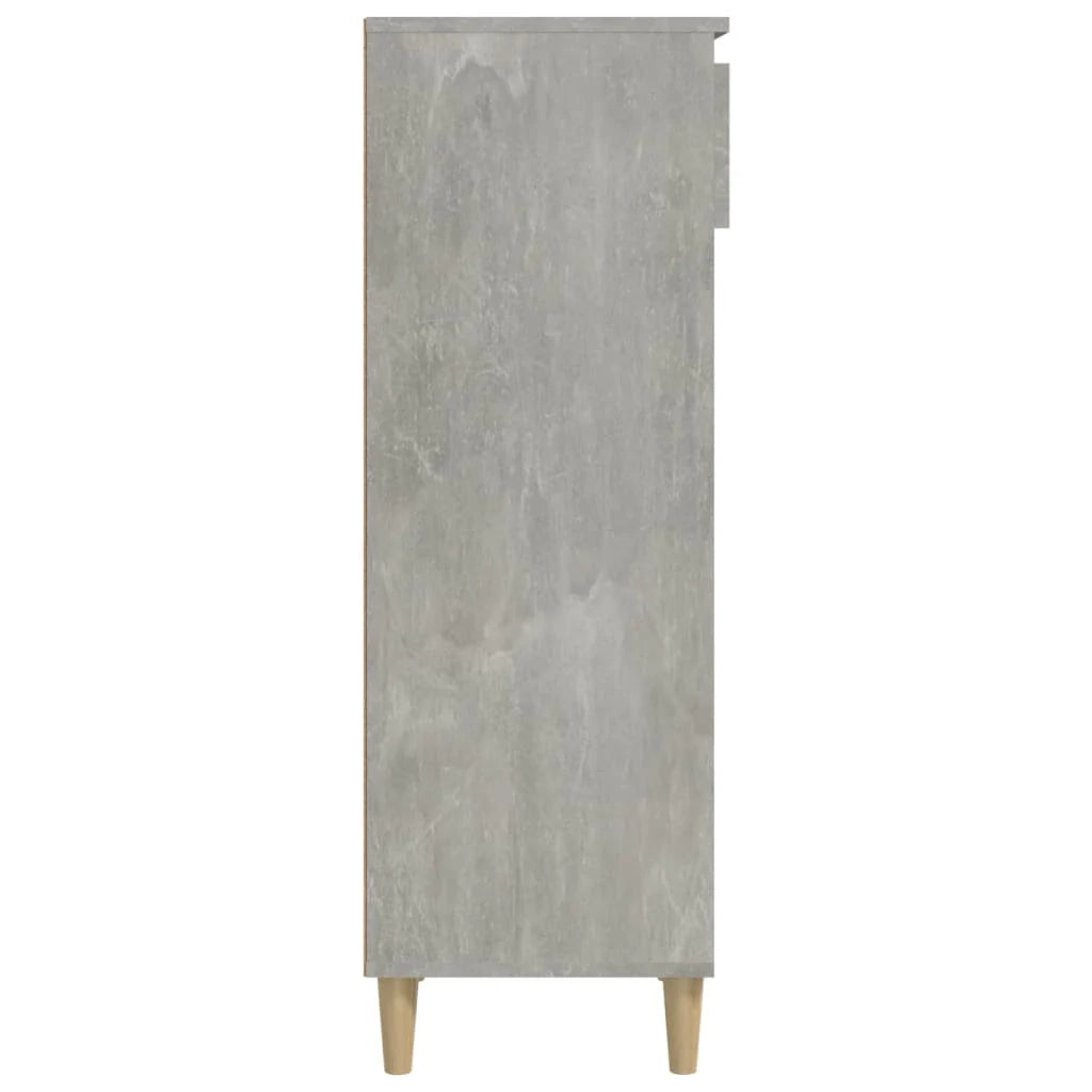 Scarpiera mobiletto portascarpe mobile per ingresso/corridoio/soggiorno 40 x 36 x 105 cm legno ingegnerizzato grigio 02_0021814