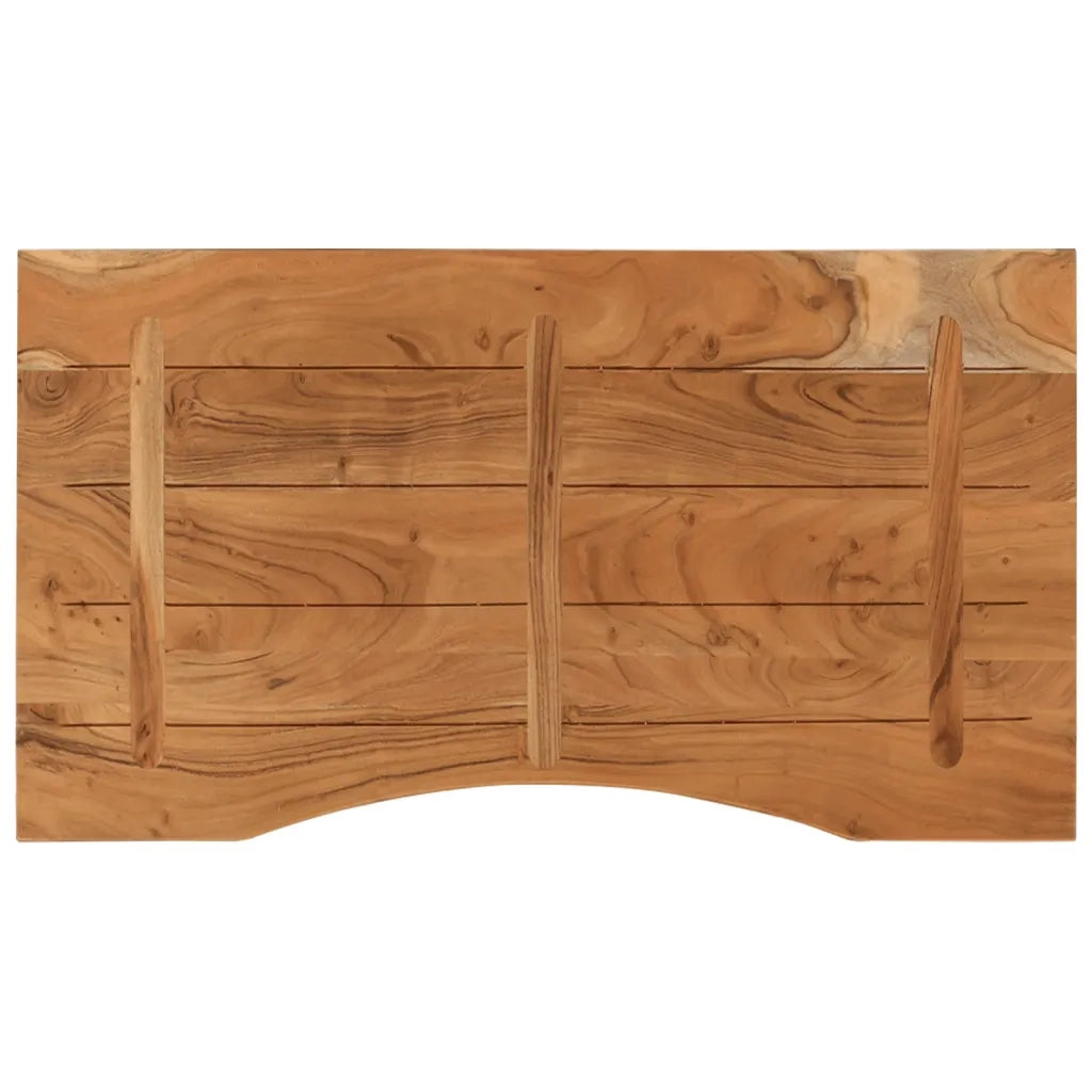 vidaXL Piano Scrivania 100x50x2,5cm Rettangolare Legno Massello Acacia