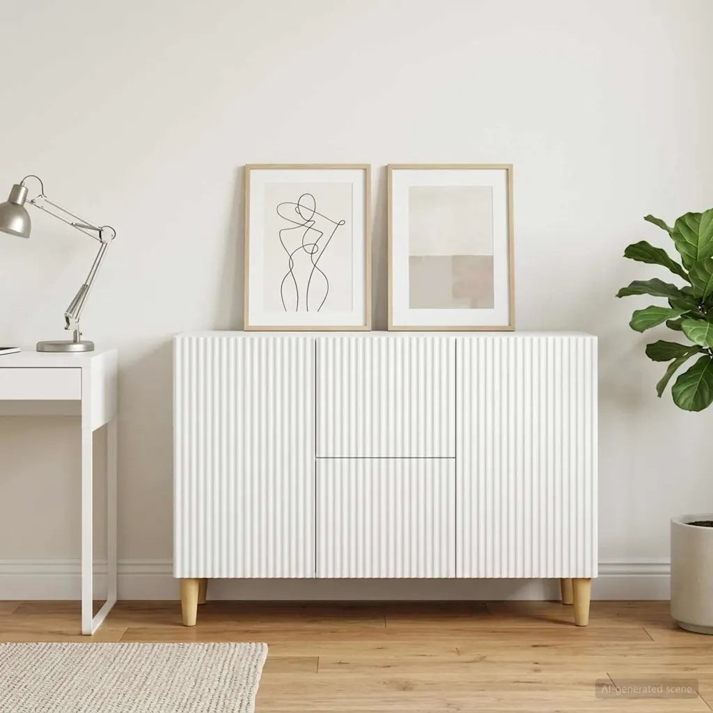Credenza Bianco 89 x 34,5 x 60 cm Legno ingegnerizzato 894655