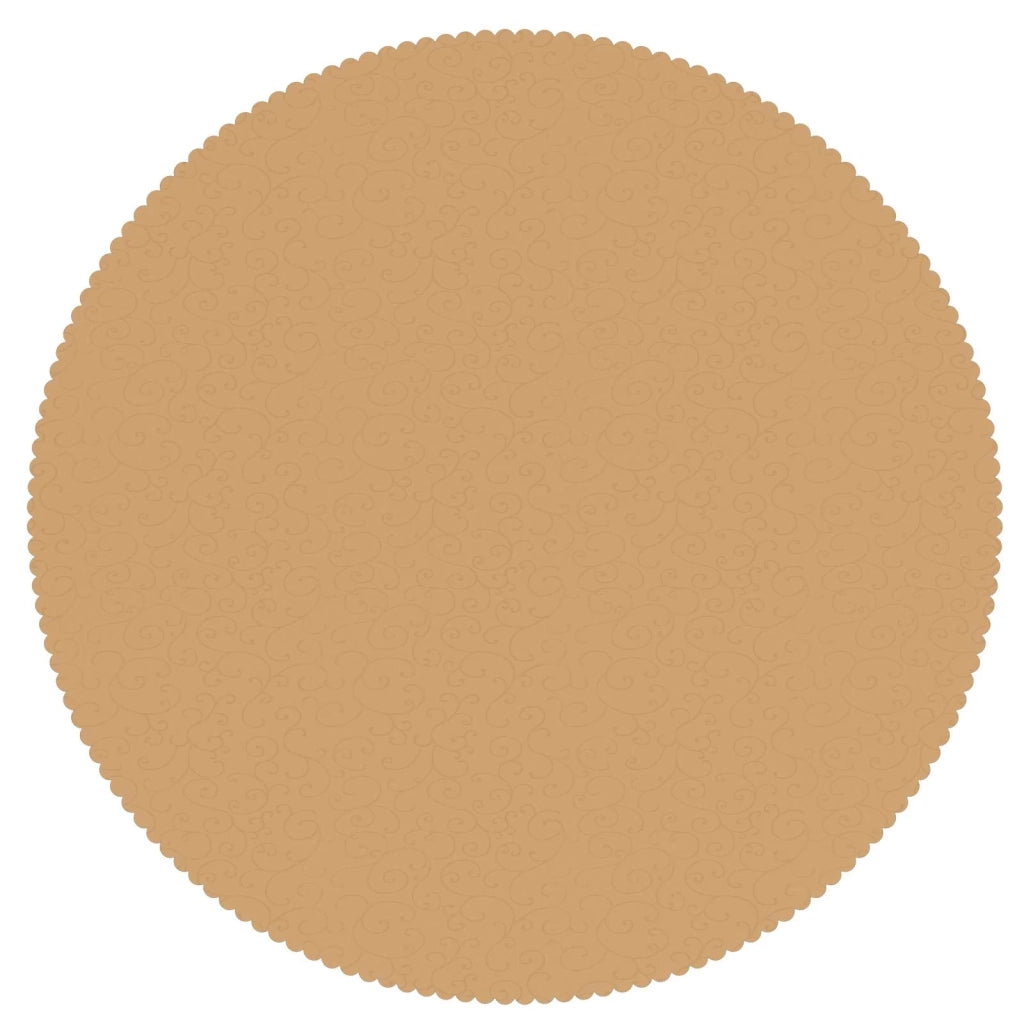 Tovaglia da Tavolo Rotondo Beige Ø 160 cm 42040138