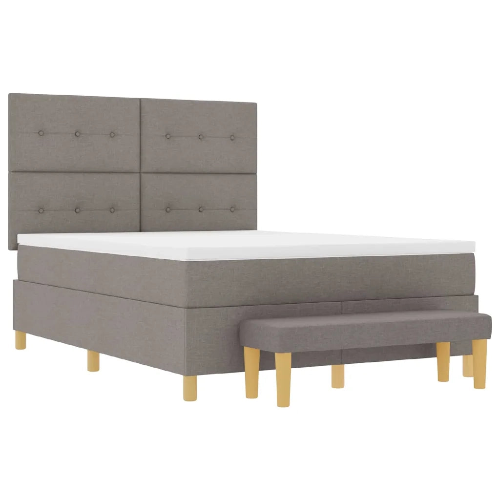 Letto a molle con materasso Talpa 160 x 200 cm Tessuto