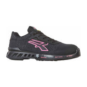 U-power RV20086 Red Leve Michelle Scarpe di Sicurezza Donna S1P SRC ESD puntale alluminio suola PU colore Nero Rosa
