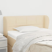 Testiera ad Orecchio Crema 83 x 23 x 78/88 cm in Tessuto 3117123