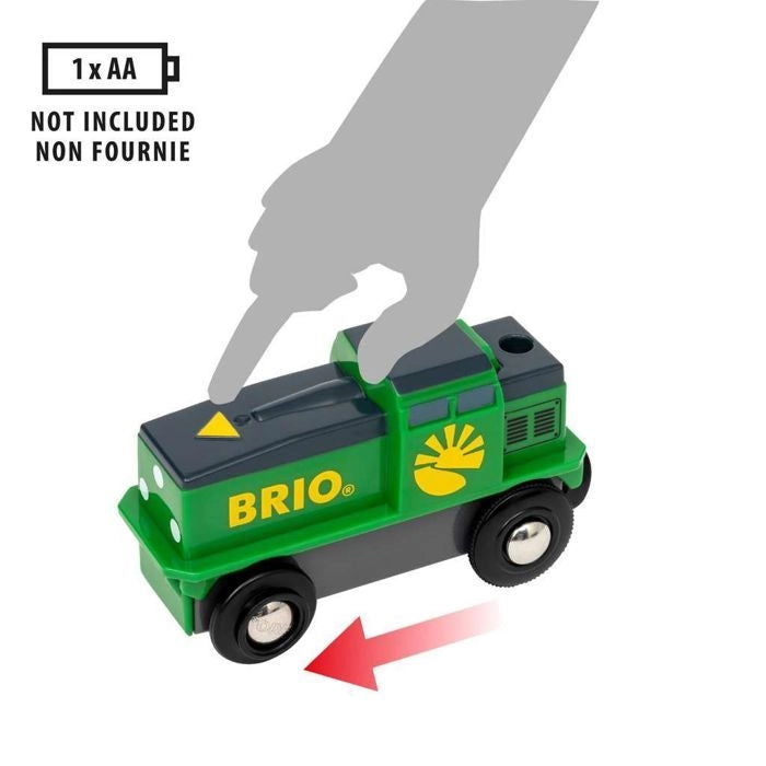 Brio Trenino agricolo a batteria - circuito in legno
