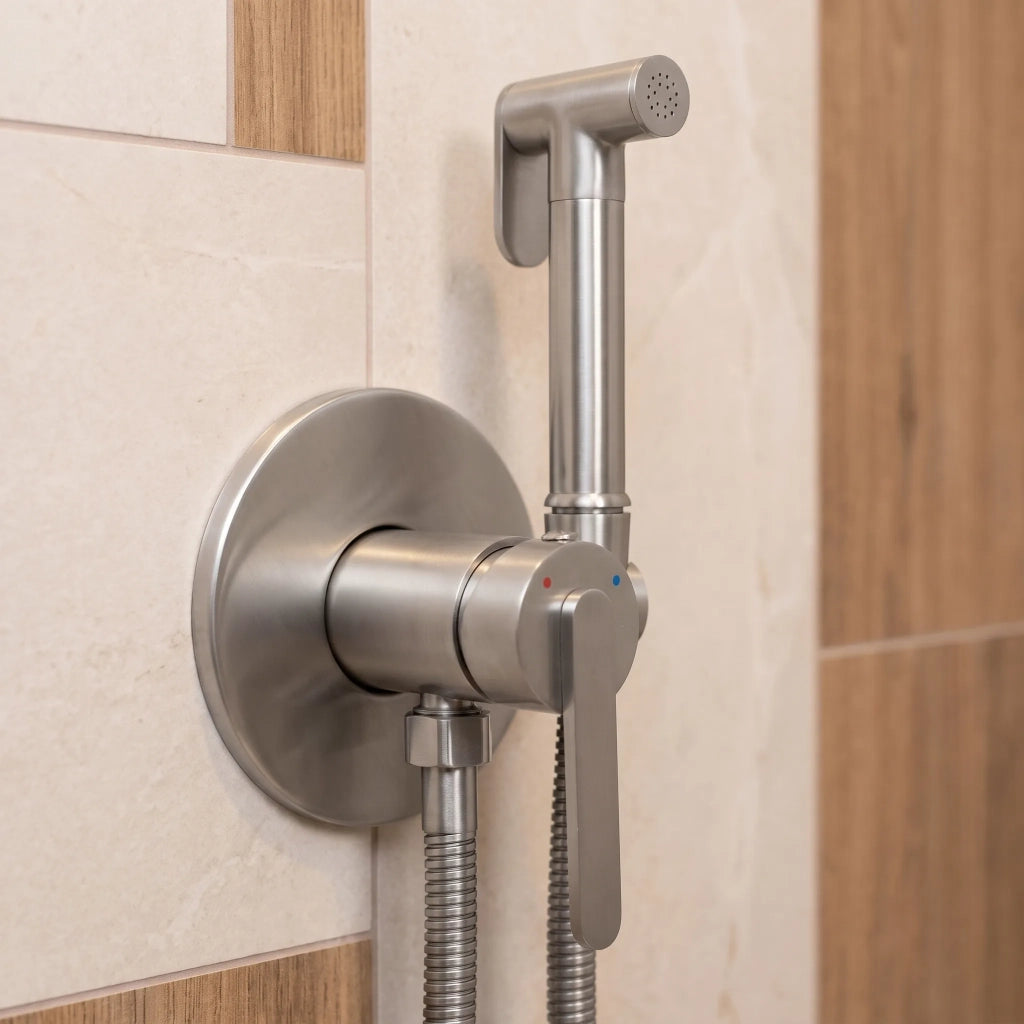 Rubinetto Bidet Rea Ontario Brush Nickel