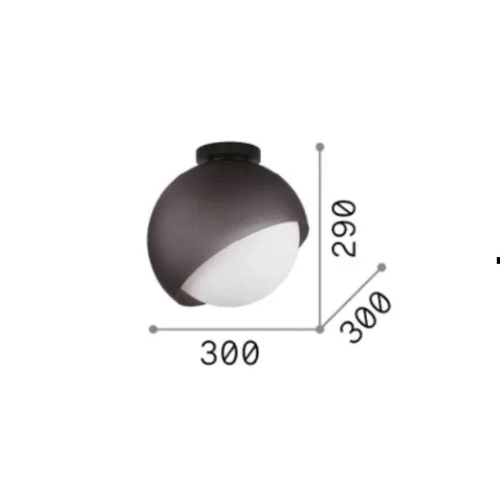 Plafoniera Bloom Ottone E27 Dimmerabile 30 cm Ideal Lux