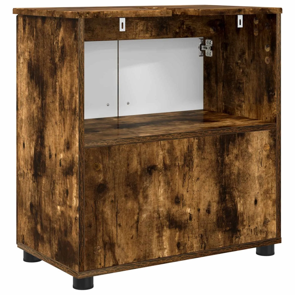 Mobile da Bagno con archiviazione Rovere fumé 61 x 35 x 64 cm 883289