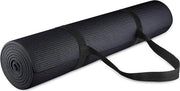 Mat di yoga multifunzionale con cinturino di trasporto - alta densità antiscivolo con cinturino di trasporto 

Specifica tecnica: 
- Materiale: PVC
- Dimensioni: 183 x 61 x 4 cm
- Peso: 2,5 kg
- Resistenza: 600 kg/mq