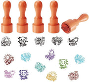 Set di timbri in gomma - Mini timbri per insegnanti - Incentivo positivo - Scrapbooking - Creazione DIY - 5 stili - Set di timbri 

(Nota: ho mantenuto la specifica "5 stili" e "Set di timbri" per mantenere informazioni tecniche)