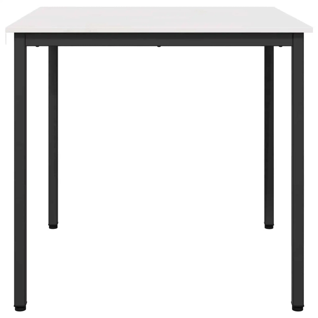 Tavolo da pranzo Bianco 80 x 80 x 75 cm Pino massello 892784