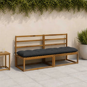 Cuscini per Panchina a 2 Pezzi VIANEN 100% Poliestere Antracite 953201