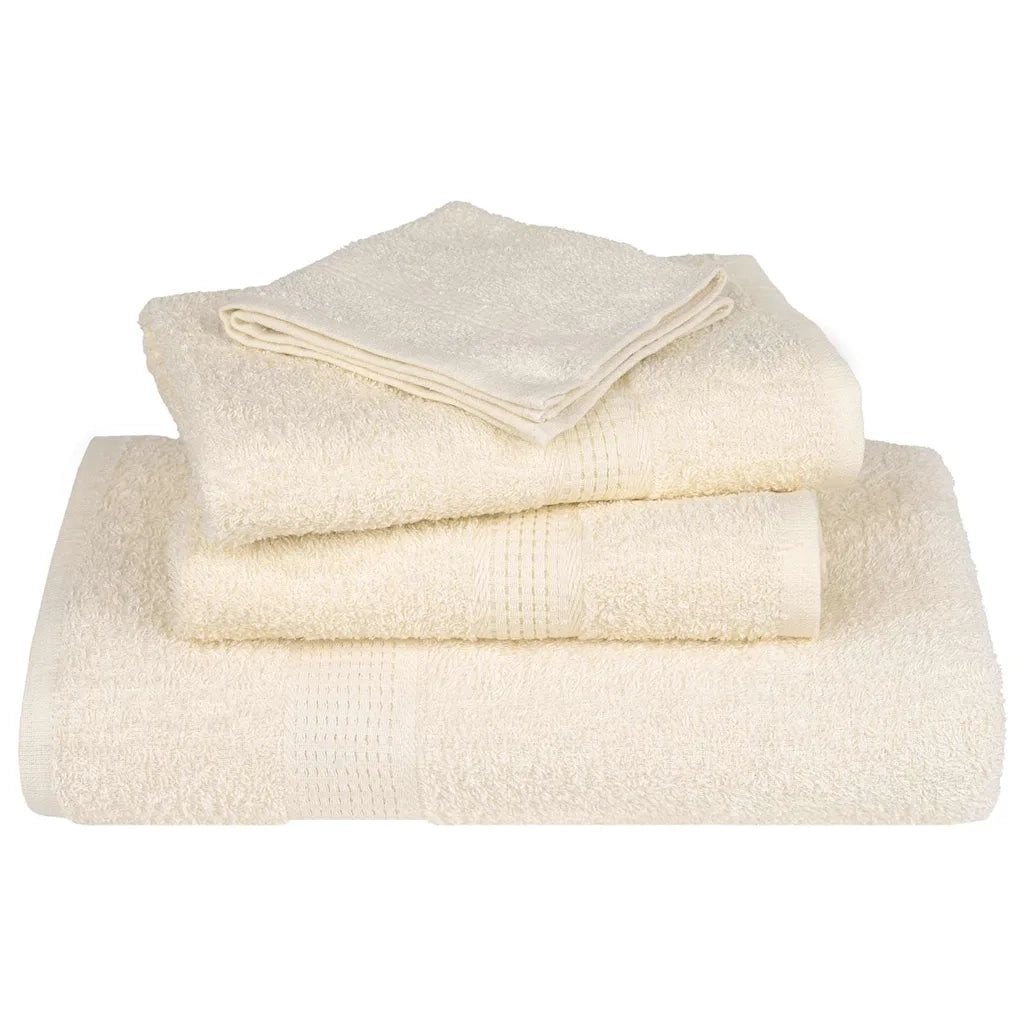 Asciugamani per ospiti FROGN 2 pz Crema 30x50 cm 360 g/m² 136995