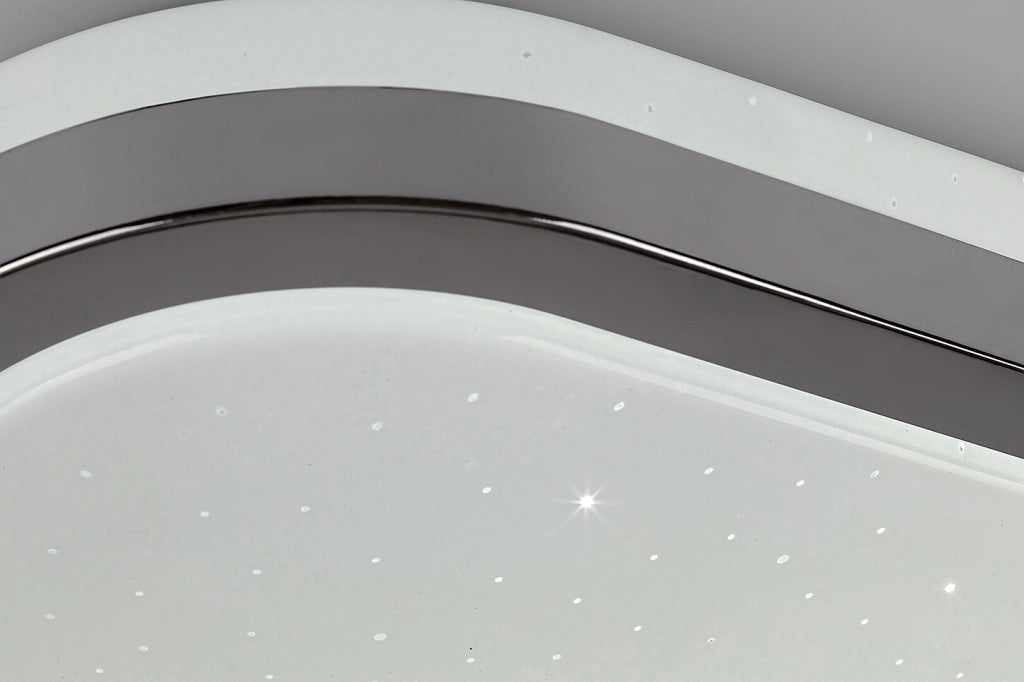 Plafoniera LED 72W 45,5cm quadrata cromo Linden Rabalux