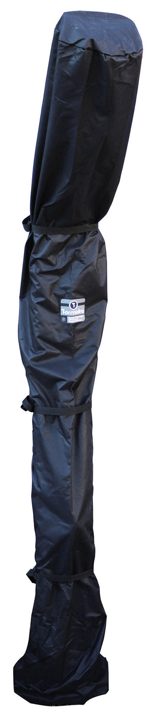 Copertura Universale per Doccia da Esterno 29x243 cm Impermeabile Nera