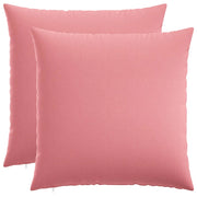Federa 2 pz HEERLEN Rosa 55 x 55 cm Tessuto 912219
