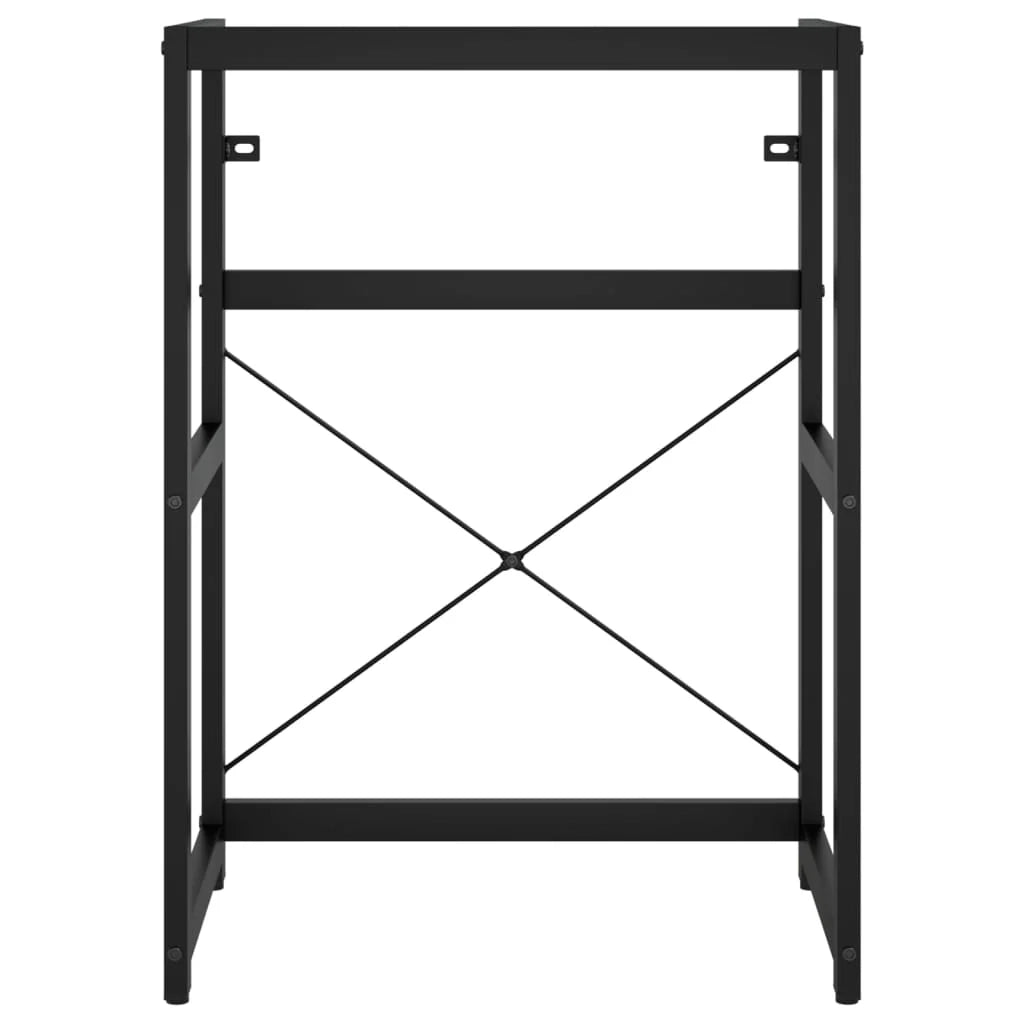 Telaio per lavabo da incasso 59 x 38 x 83 cm ferro nero 02_0006780