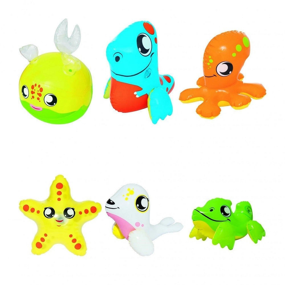 Trade Shop - Gioco Galleggiante Piscina Mare Bagnetto Gonfiabile Animali Assortiti Bagno 34030 -