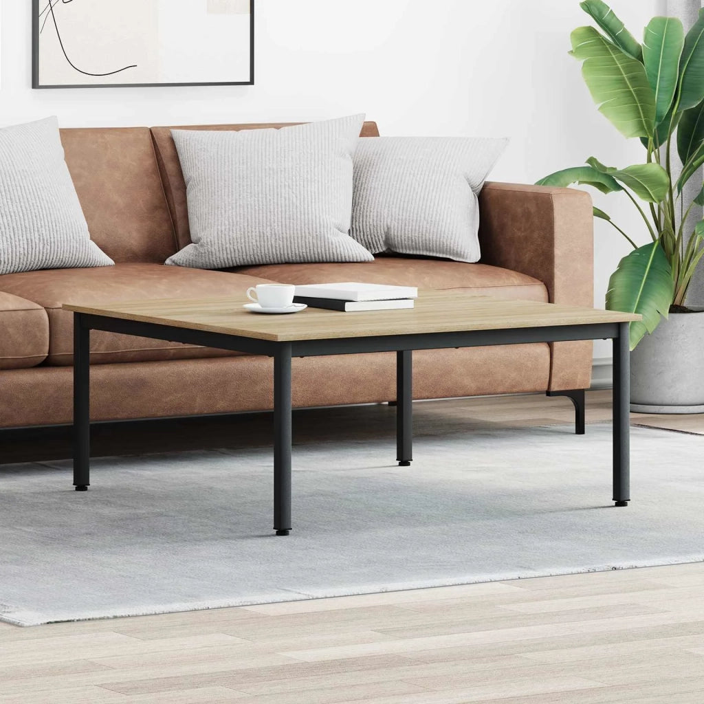 Tavolino da salotto Sonoma 100 x 100 x 45 cm Legno multistrato 892585