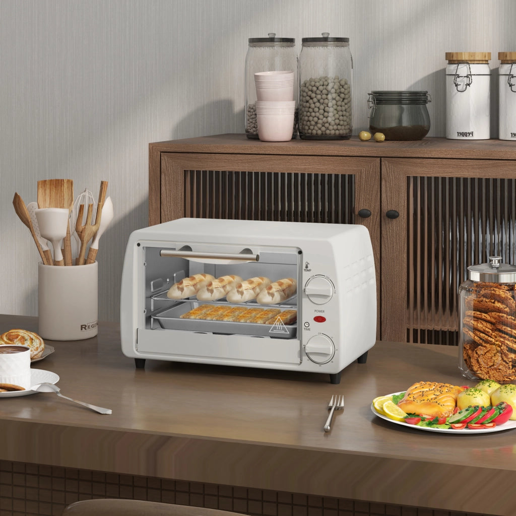Mini Forno Tostapane ¨C zephmum ¨C 1 Griglia 1 Vassoio 10L 36.5x26x22cm Cremewei?
