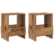 Scaffale per riviste 2 pz Legno vecchio 35 x 30 x 45 cm CFW2667023