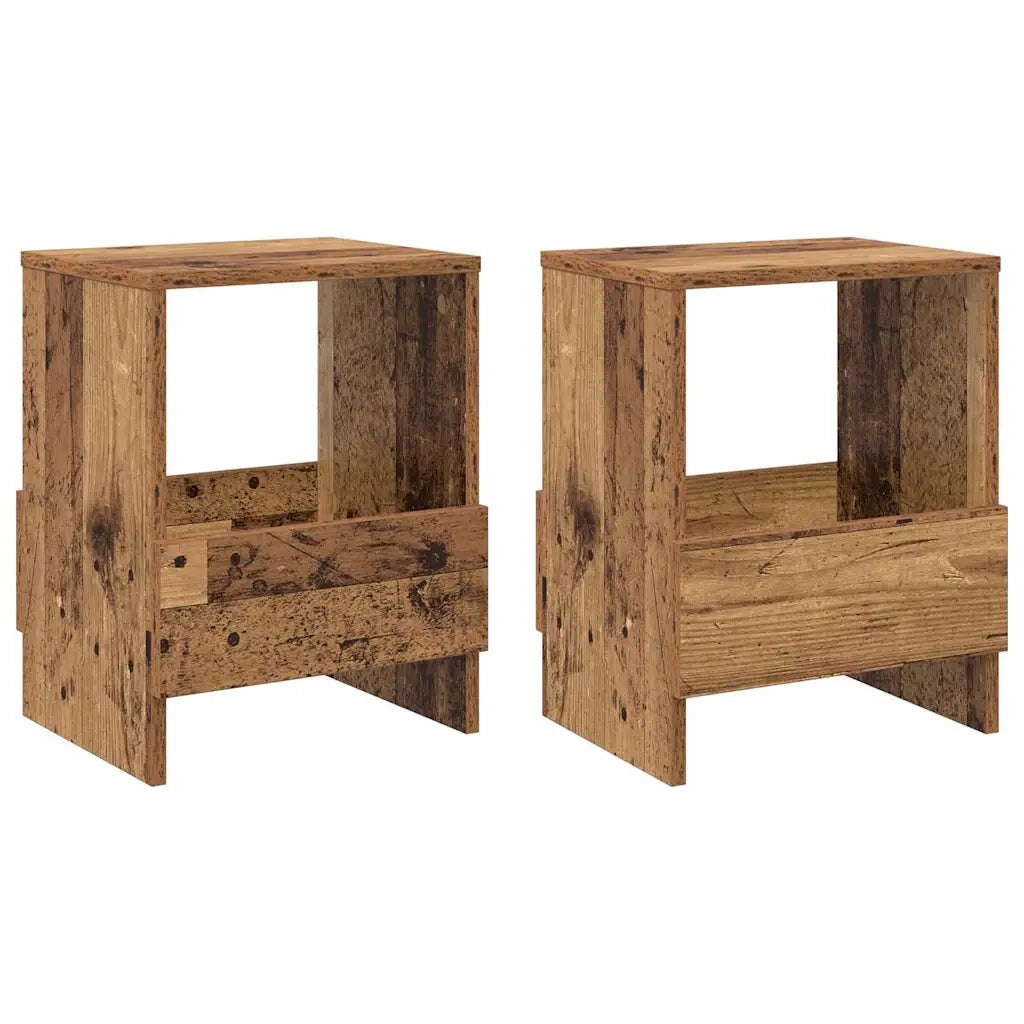 Scaffale per riviste 2 pz Legno vecchio 35 x 30 x 45 cm CFW2667023