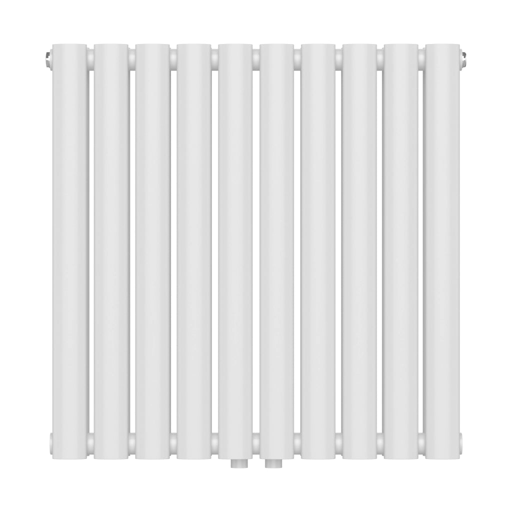 Termosifone Nore ad Acqua Calda Pannello Doppio con Elementi Tubolari 60 x 60 cm Bianco [neu.haus]