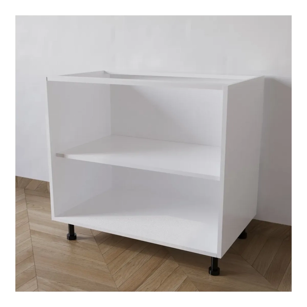 Calandrelli Base Cucina 80 con 2 ante  L 80 P 55,5 H 72 cm Bianco