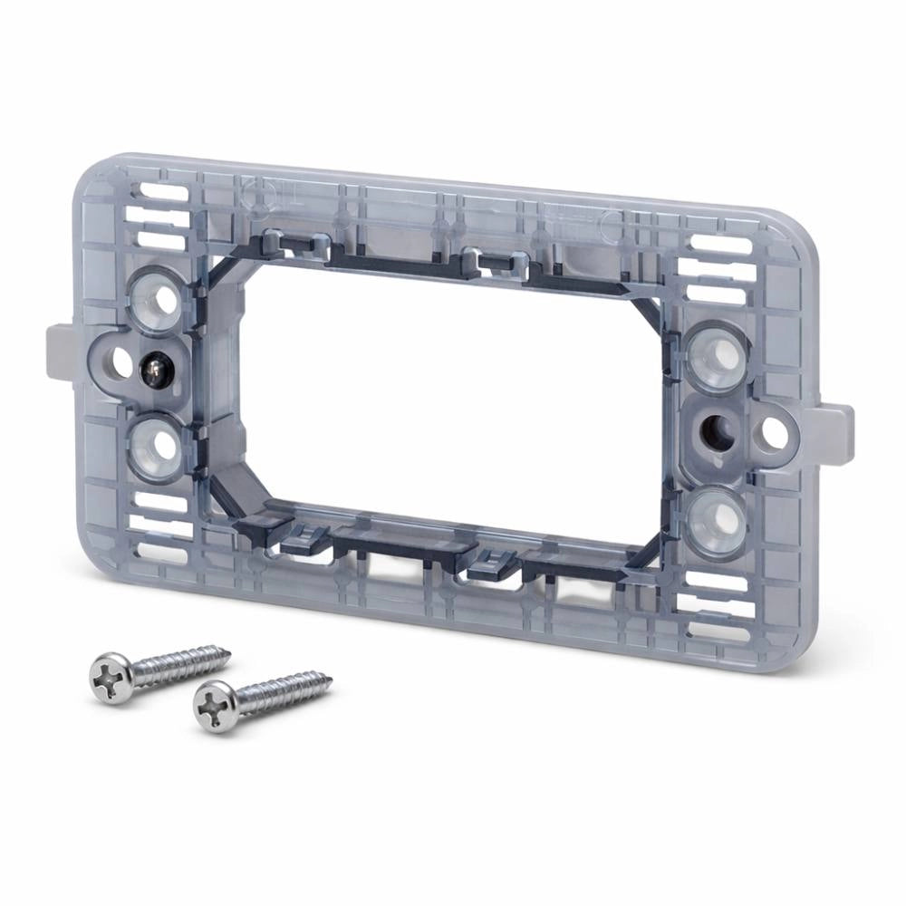 Biesse supporto per placche compatibili con bticino matix diverse modulazioni *** numero posti 3 posti, confezione 1