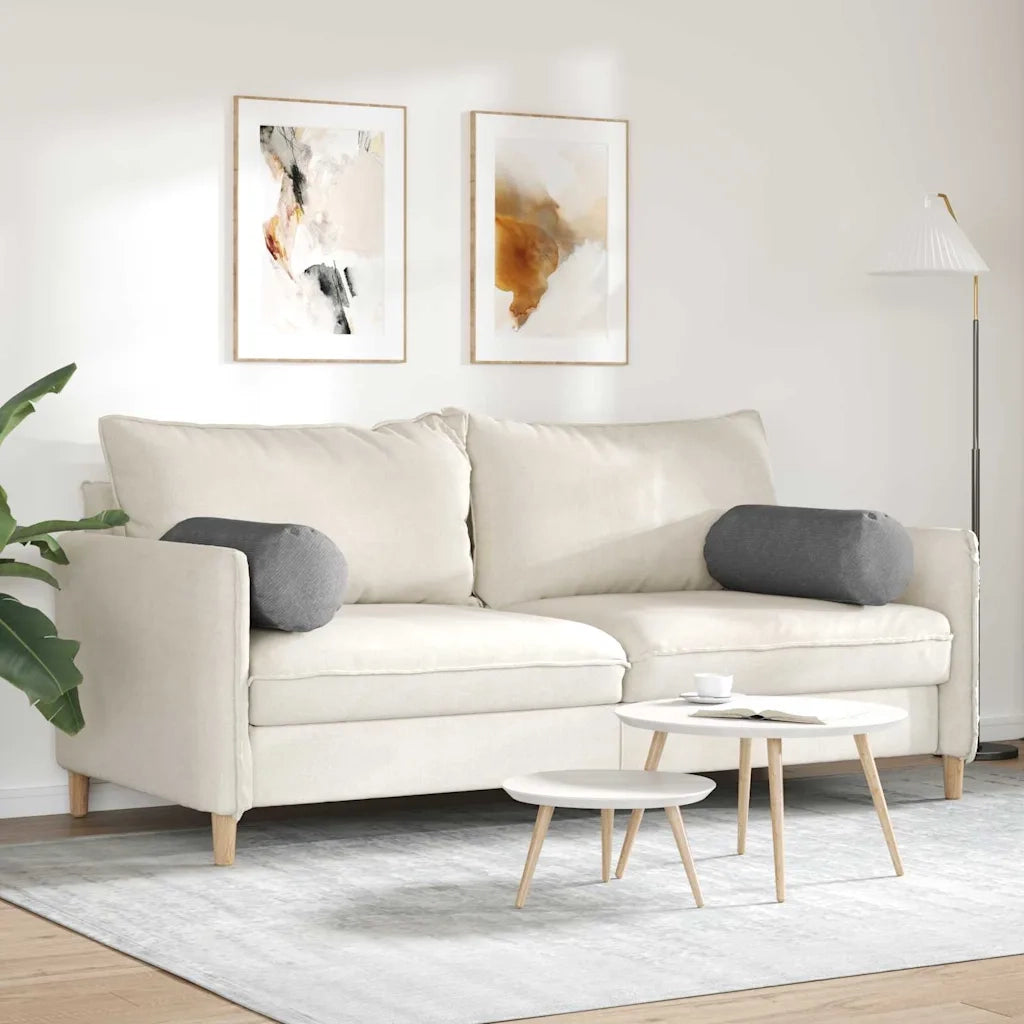 Cuscini a rullo 2 pcs Grigio scuro Ø 25 x 70 cm