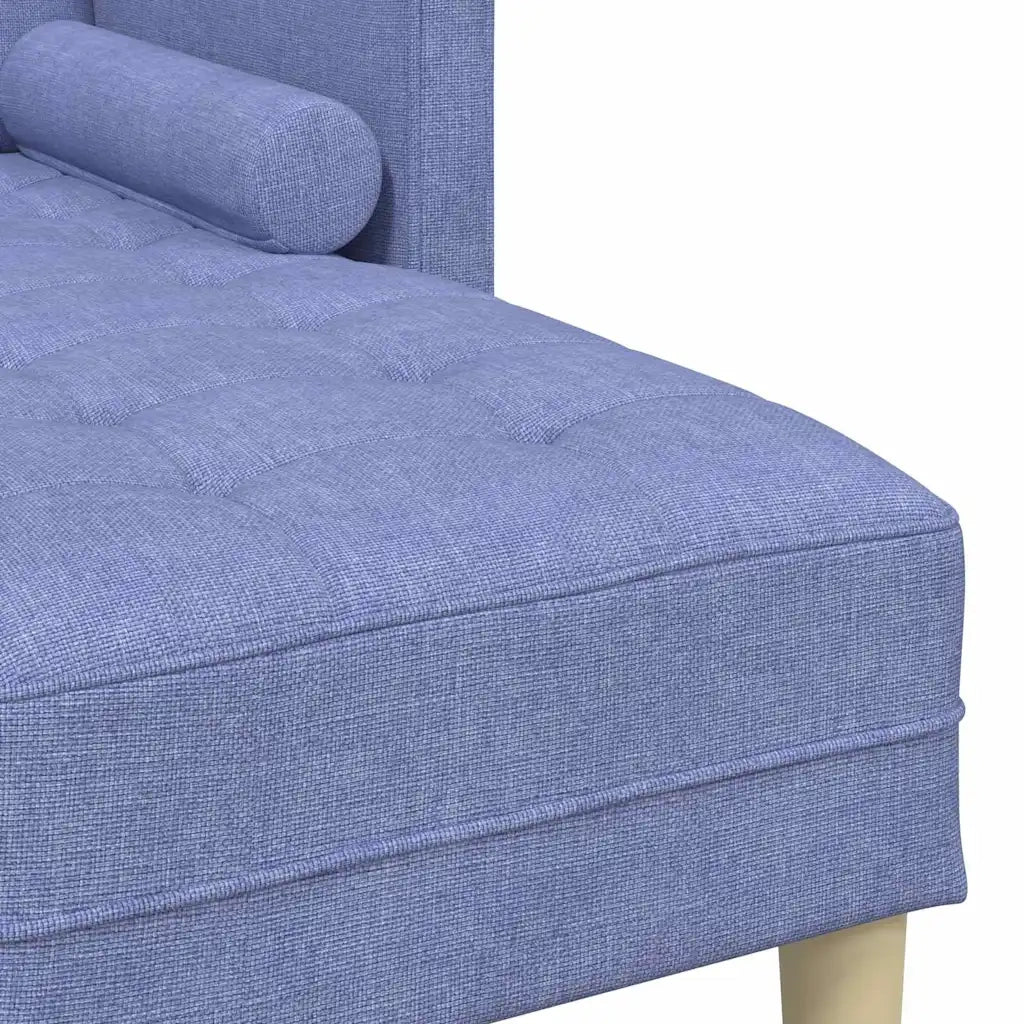 Set di Divano | Divano da soggiorno | Sofa con cuscino Blu jeans Poliestere
