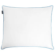 Cuscino basso da letto Rivestimento in cotone premium Imbottitura in piuma e piumino Bianco 50 x 60 cm premium